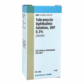 Tobramycin 0.3% Solution - Bausch & Lomb