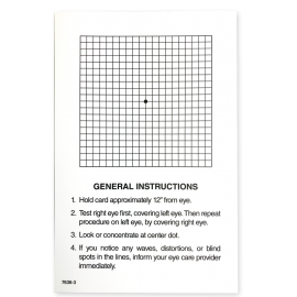 Amsler Grid Give-Away Sheets - White Squares
